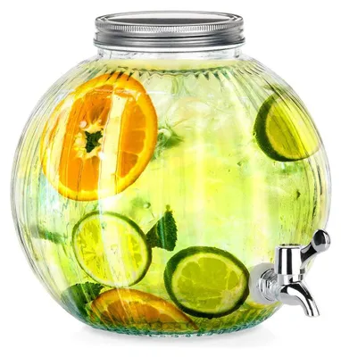 Produktbild von Glas-Getränkekrug mit Zapfhahn 5,5 l