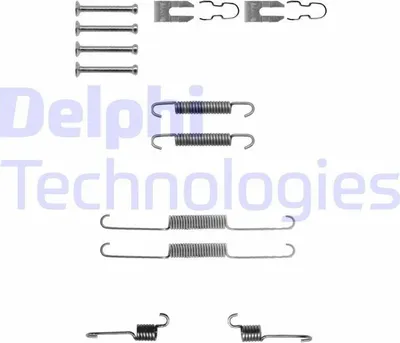 Produktbild von DELPHI Zubehörsatz Bremsbacken LY1238 Hinten für FIAT Panda Schrägheck (141)