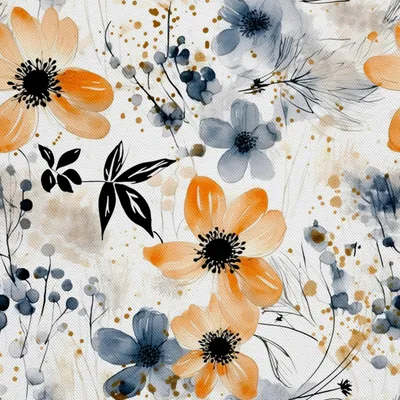 Produktbild von OUTDOOR DEKOSTOFFE OXFORD - Blumen - DX2310