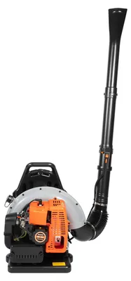 Obrázek produktu pro Benzínový batohový foukač listí - 63 ccm, dvoutaktní motor - 2,7 kW - 6800 ot./min - Nastavitelná trubka - Vhodný pro čištění zahrady, sněhu a prachu