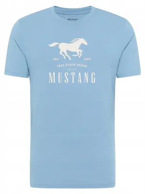 Obrázek produktu pro Mustang | Pánské tričko ve stylu Mustang, design Alex, modrá barva, materiál: bavlna, velikost XL