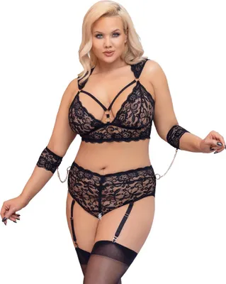 Produktbild von Cottelli BONDAGE - BH Set Bondage 4XL