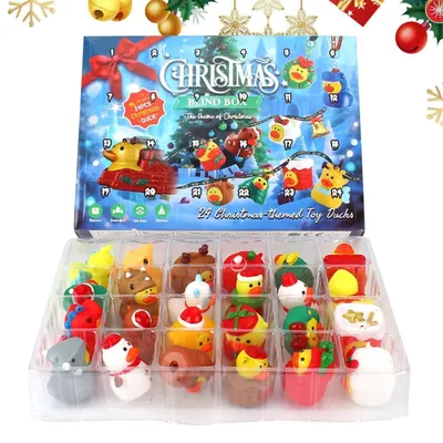 Produktbild von Enten Adventskalender 24-Tage Mini-Figuren Sammlerstück Vielseitigkeit
