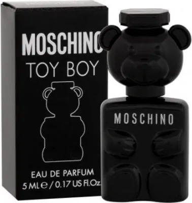 Zdjęcie produktu dla Moschino Toy Boy, Mężczyźni, 5 ml, Bergamotka, Jagody, Goździk, Elemi, Gałka muszkatołowa, Gruszka, Różowy pieprz, Kaszmeran, Magnolia, Różowy, Wetiwer, Spray