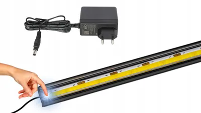 Produktbild von AQUALED LED Unterbauleuchte Küche Schwarz 60cm Dimmbar