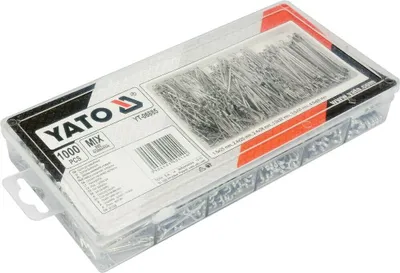 Obrázok produktu pre Sada rovných závlačiek YATO YT-06885 mix veľkostí 1000 kusov
