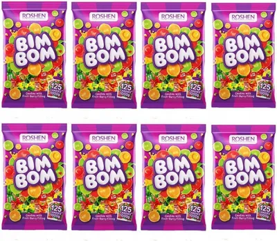 Zdjęcie produktu dla Roshen Bim-Bom Karmelki Nadziewane 1 Kg X 8 Sztuk