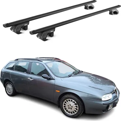 Image de Barres de toit transversales pour Alfa Romeo 156 Break Crosswagon 2000-2007 ABE