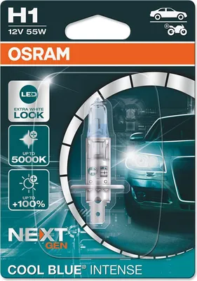 Produktbild von OSRAM Glühlampe Cool Blue Intense CBI  H1 12V / 55W x1