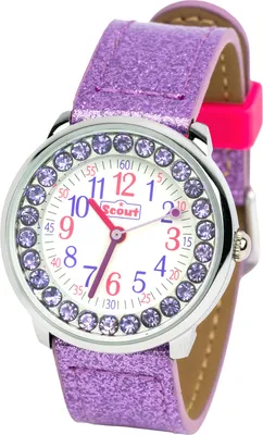 Produktbild von Scout Kinderuhr Metall 20,0cm pink Glas 164000047