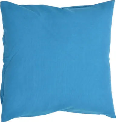 Produktbild von Kissen mit Bezug in Bio Baumwolle blau 60 x 60 cm von Hängemattenglück