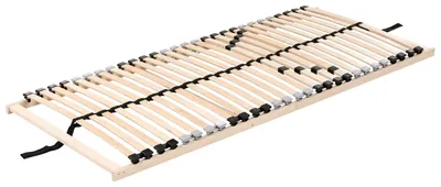 Obrázek produktu pro BELIANI Lamelový rošt pod matraci světlé dřevo 80 x 200 cm dřevěný rám 28 pružných lamel ložnice
