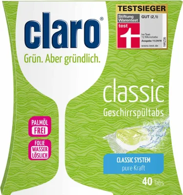 Produktbild von Claro Classic Öko Tabs 40WL 640g