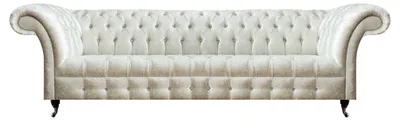Zdjęcie produktu dla Biała sofa Chesterfield Nowoczesna sofa czteroosobowa Luksusowe meble wypoczynkowe