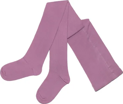 Produktbild von Damen Strumpfhose aus Baumwolle Glatt Unifarben Veilchen Violett Größe 40-42