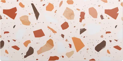 Produktbild von Abstrakter Terrazzo– Schreibtischunterlage – Schreibtisch Tischunterlage – 90x45 cm – Unterlage Groß Schreibtischmatte