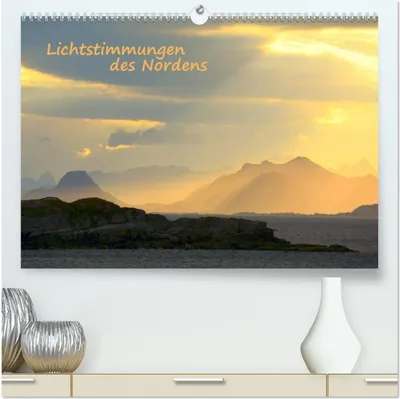 Produktbild von Lichtstimmungen des Nordens (hochwertiger Premium Wandkalender 2026 DIN A2 quer), Kunstdruck in Hochglanz