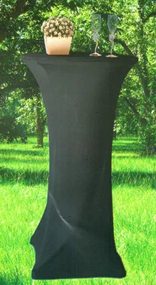 Produktbild von Stretch-Stehtischhusse Ø 60cm Tischdecke Bezug Bistrotisch Bartisch Partytisch