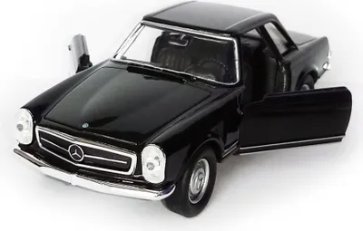 Produktbild von Mercedes-Benz 1963 230SL Metall Modellauto Modell Auto Spielzeugauto Kinder Geschenk 3 (Schwarz)