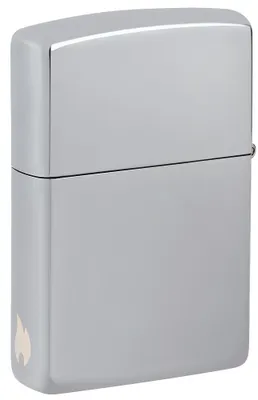 Produktbild von ZIPPO - Zippo Flammenmotiv - Chrome High Polished Poliert Silber Sturmfeuerzeug nachfüllbar Benzin 60006285