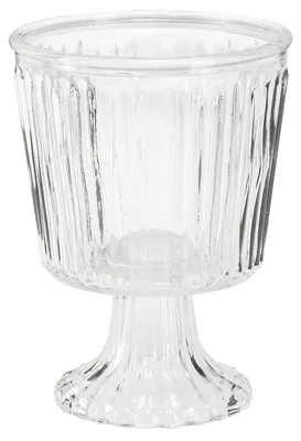 Produktbild von Elegantes Windlichtglas für Kerzen und Dekoration