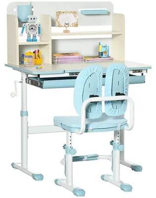 Immagine prodotto di Set di mobili per bambini - Tavolo per bambini - Sedia per bambini - Scrivania per bambini - Set scrivania e sedia per bambini - Tavolo da studio e sedia