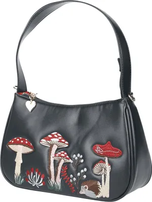 Produktbild von Banned Retro Handtasche Damen Woodland Hippie Vibes schwarz/multicolor Standard