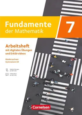 Produktbild von Fundamente der Mathematik 7. Schuljahr - Niedersachsen ab 2024 - Arbeitsheft zum Schulbuch mit Erklärfilmen und digitalen Übungen