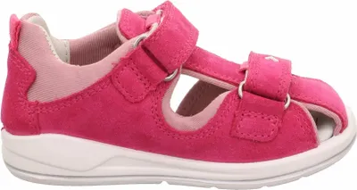 Produktbild von Superfit Boomerang 0008605500 Sandale Mädchen, Leder, Pink, Kindersandale - Kinderschuhe Teens Mädchen Gr. 25 - 42, Mehrfarbig, leder/textil (velour)