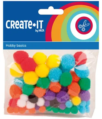 Image de Kit de bricolage Create It - Pompons 78 pièces