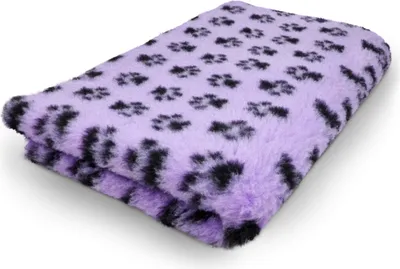 Produktbild von Vet Bed Hundedecke mit Antirutschbeschichtung lila-schwarz