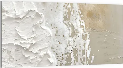 Produktbild von DEQORI Glasbild Echtglas 100x50 cm 'Abstrakte Leichtigkeit' Wandbild Bild modern Deko
