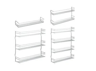 Immagine prodotto di Metaltex Pepito portaspezie 1 ripiano, metallo rivestito in polimero, 36 x 8 x 5 cm