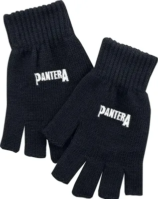 Produktbild von Pantera Kurzfingerhandschuhe Uni Logo schwarz Standard