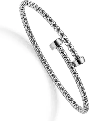 Produktbild von Gold Armspange Breite 3,0 mm - 585-14 Karat Weißgold