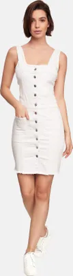 Produktbild von Arizonas Damen Denim Latzrock GELA Größe: 36