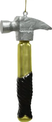 Produktbild von Christbaumschmuck Glas Hammer 13cm schwarz / gold