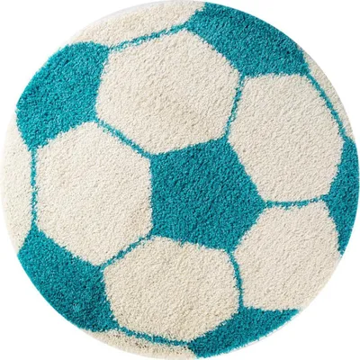 Produktbild von Kinder Teppich FUN Türkis 120 cm Rund