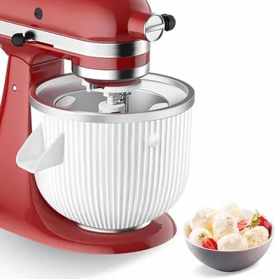 Obrázek produktu pro Nástavec na výrobu zmrzliny - Pro KitchenAid 4,5QT a 6QT - Sorbet a zmrzlina - Efektivní a praktický