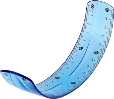Obrázok produktu pre Nezlomná pravítko 30 cm modrá