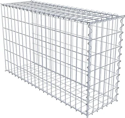 Obrázek produktu pro Přídavný gabion typ 2 100 cm x 60 cm x 30 cm (D x V x H), velikost ok 5 cm x 10 cm, spirála