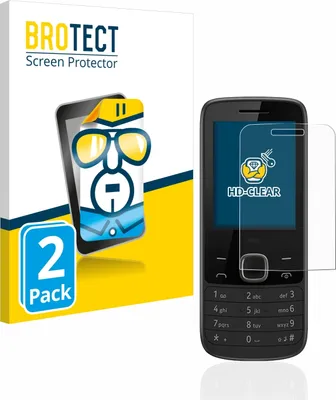 Produktbild von 2x Für Nokia 225 4G Schutzfolie BROTECT Displayschutz Display Schutz Folie Klar Transparent