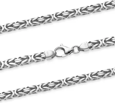 Produktbild von Silberkette Königskette Länge 45cm - Breite 5,0mm - 925 Silber