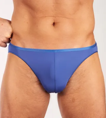 Produktbild von HOM Plumes Micro Briefs Slip Herren Unterhose Unterwäsche Ohne Eingriff Blue XXL
