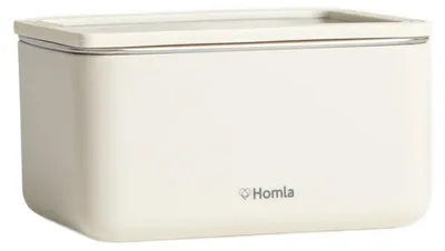 Obrázek produktu pro HOMLA, obědová krabička z nerezové oceli, krémová barva, objem 700 ml