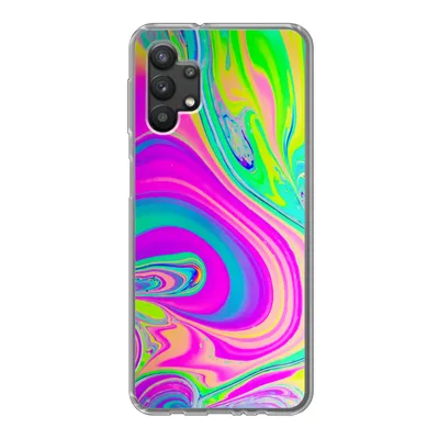 Produktbild von MuchoWow® Handyhülle Schutzhülle Hülle für Samsung Galaxy A32 5G Formen - Farbe - Kunst - Psychedelisch Silikon Softcase Handy Hülle - Softcase