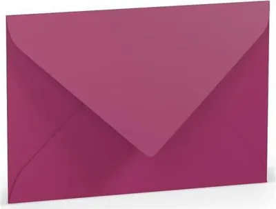 Produktbild von Briefhülle Paperado B6 SF amarena RÖSSLER 16402046 125x178mm gerippt