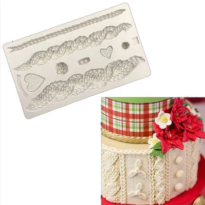 Image de Moules en silicone 3D pour décoration de gâteaux, idéal pour les décorations de Noël