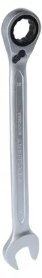 Zdjęcie produktu dla Klucz oczkowy z grzechotką, dwustronny, 24 mm
