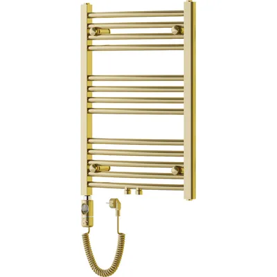 Produktbild von Mexen Ares elektrischer Heizkörper 700 x 500 mm, 300 W, gold - W102-0700-500-2300-50